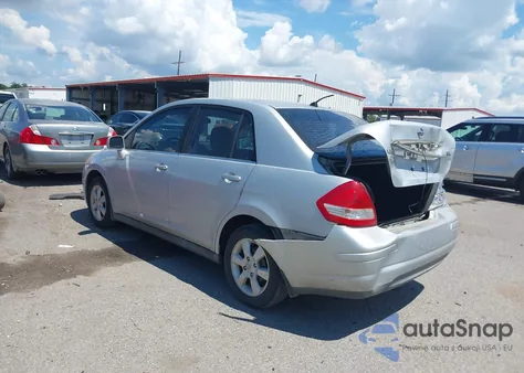 2008 Nissan Versa 1.8Sl from USA, damaged, VIN 3N1BC11E48L359322